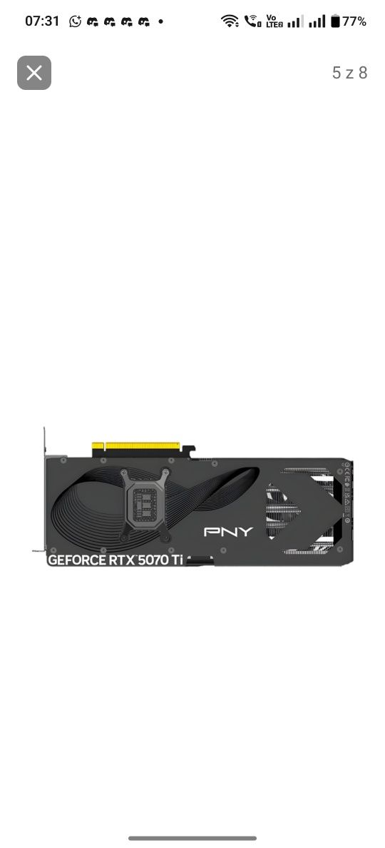 PNY GeForce RTX 5070 Ti OC 16 GB GDDR7