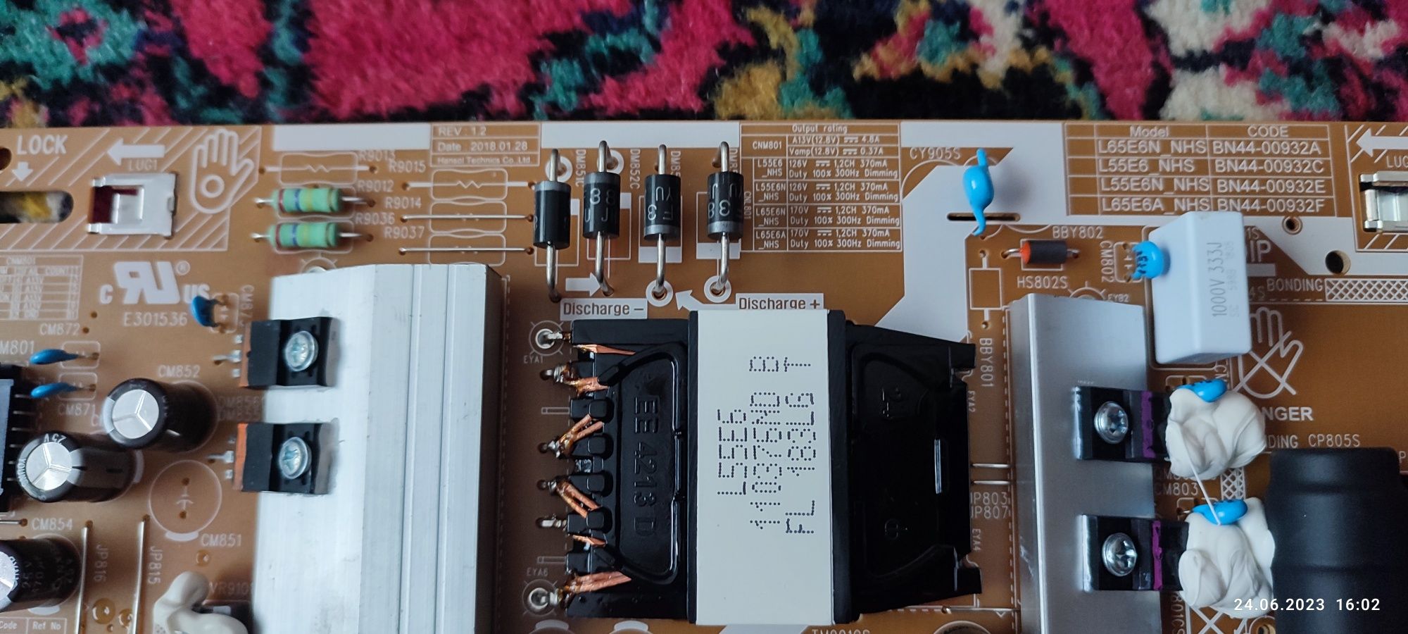 Плата живлення BN4400932C для тел. SAMSUNG UE55NU7172U