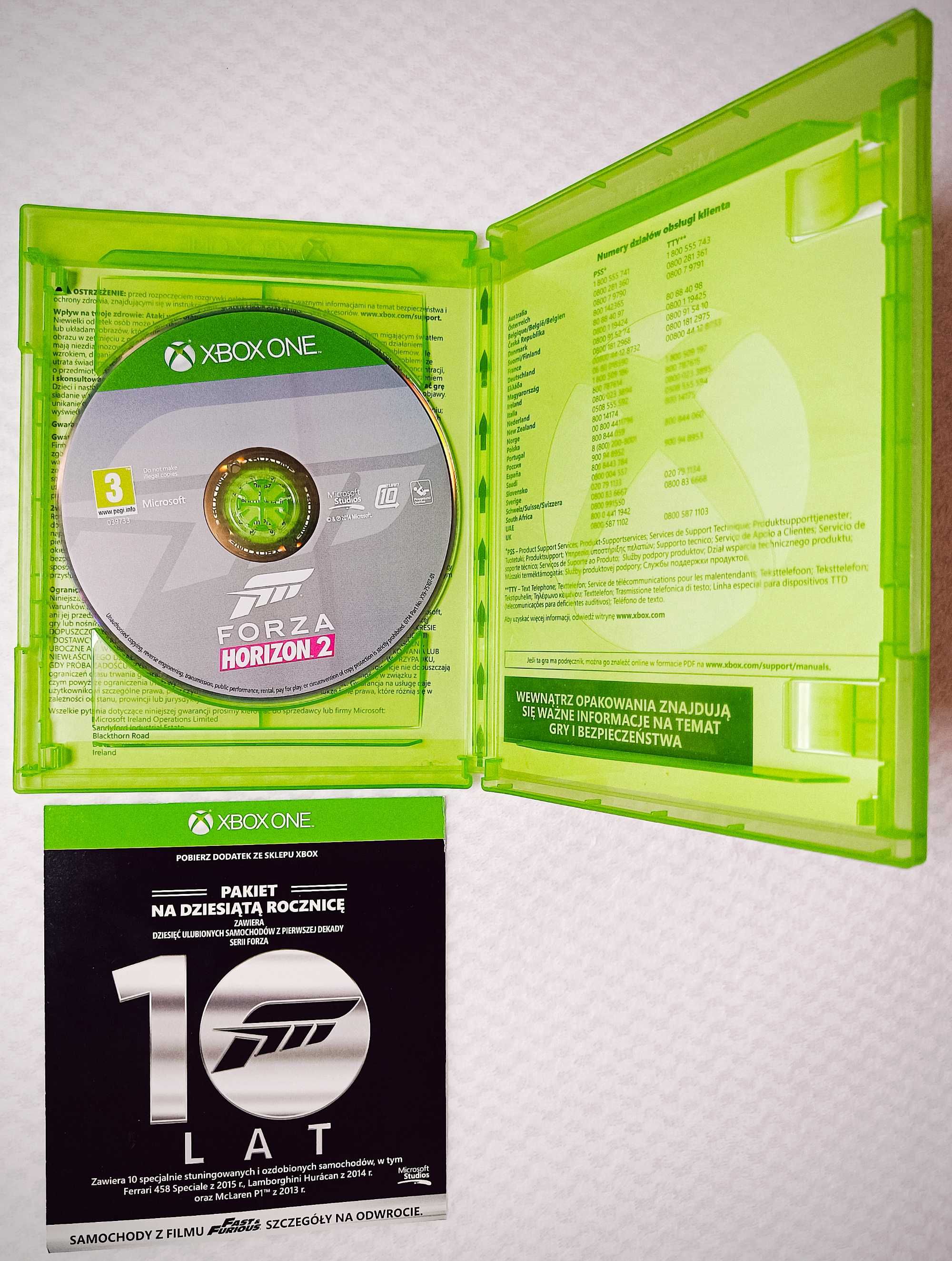 Forza Horizon 2 PL Dubbing Xbox One | Ten Year Anniversary Edition
