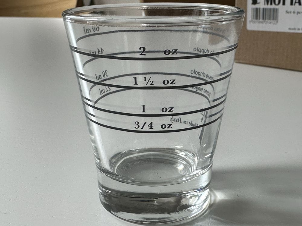 Kieliszek do espresso Motta !!! Shot Glass !!! Nowe 60 ml !!!