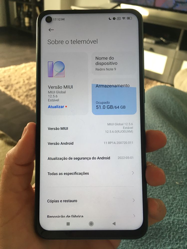 Redmi note 9 desbloqueado com carregador