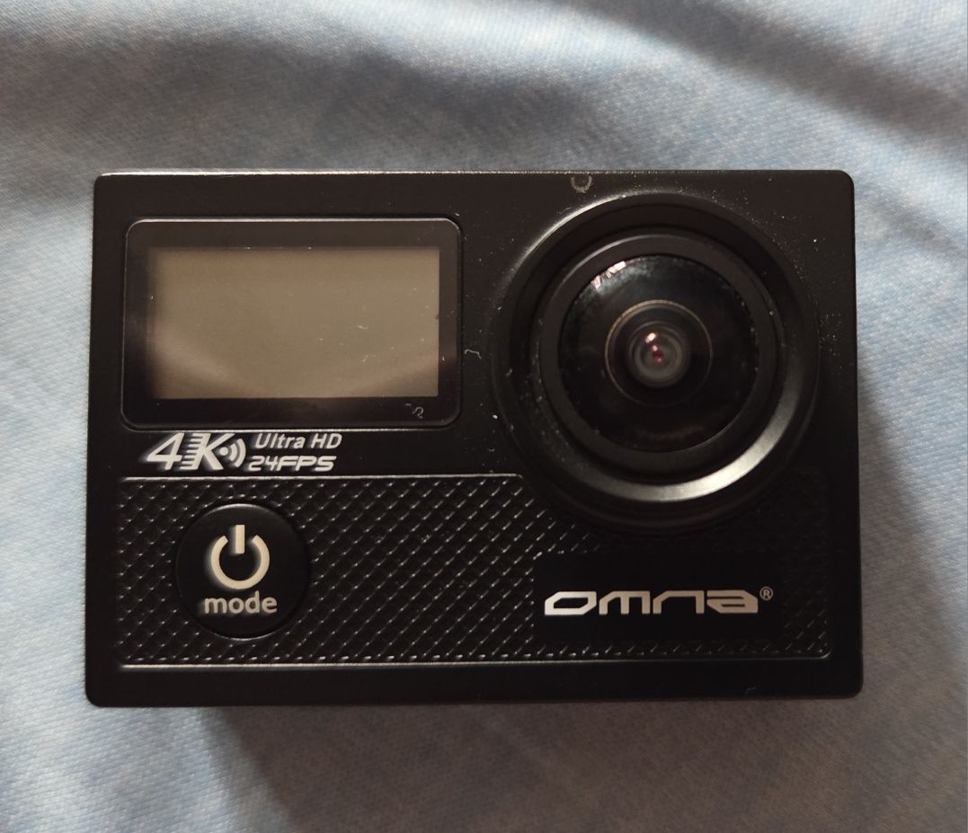 Kamera 4k wi-fi typu go pro z mnóstwem akcesoriów w zestawie