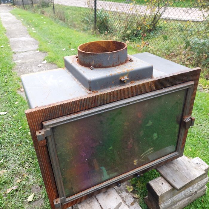 Kominek żeliwny piec koza Tanioo Zobacz