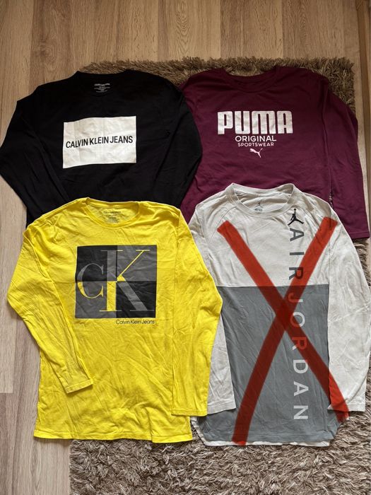 Bluzki z długim rękawem Adidas,Puma,Levis,Jordan,Calvin Klein itp.