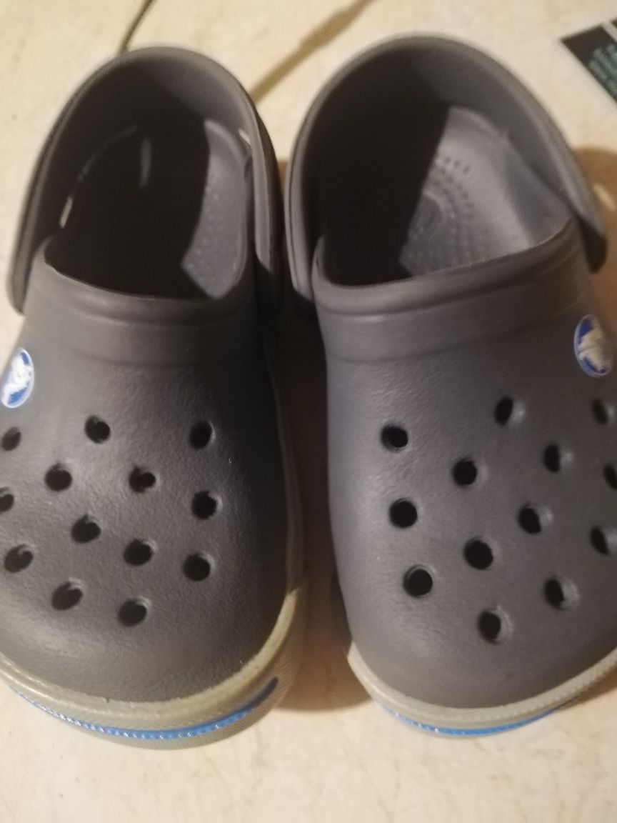 Crocs klapki sandałki dla dzieci szare