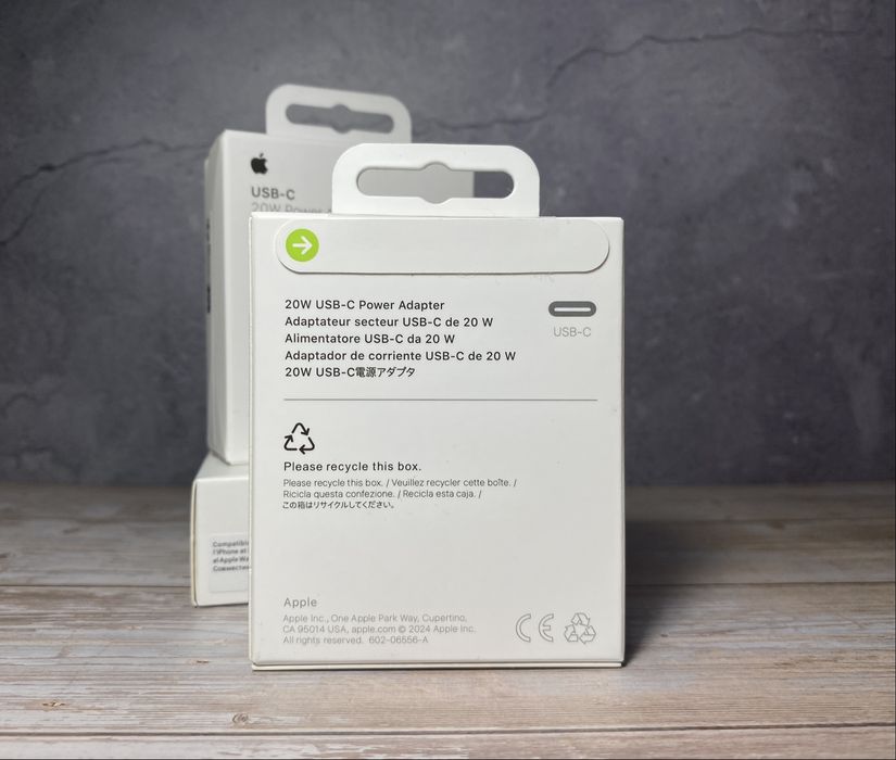 Быстрая зарядка 20W Apple USB-C iPhone | ОРИГІНАЛ OEM