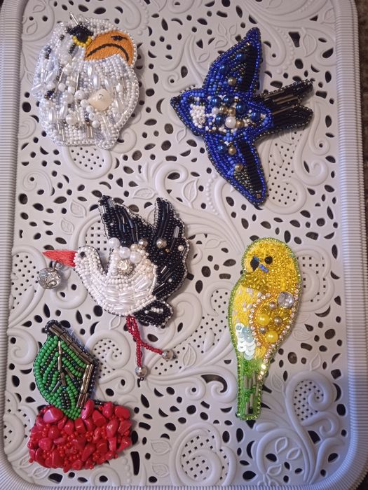 Продам броши ручной работы