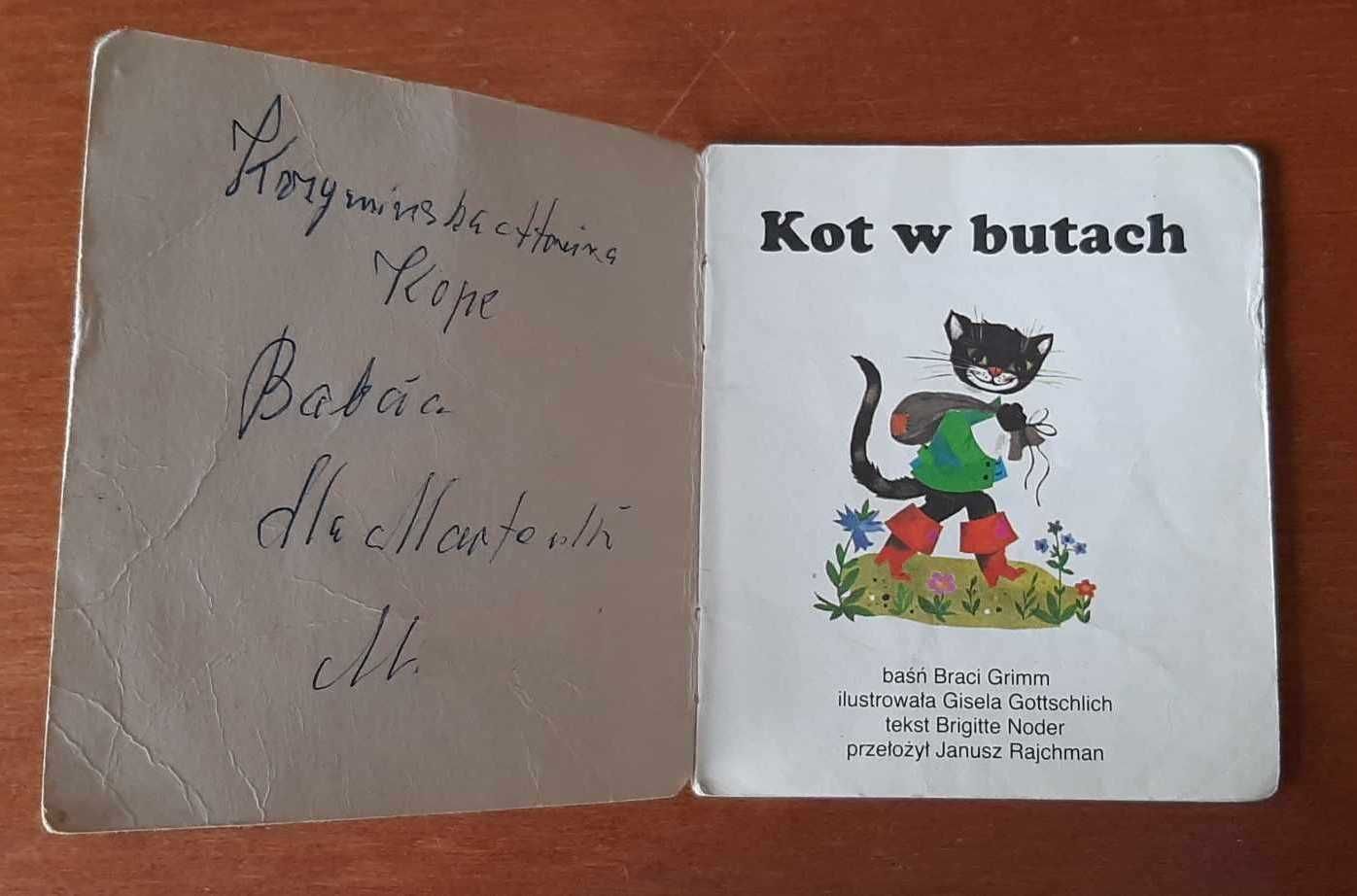Książeczka dla dziecka z serii Tyci Tyci - bajka Kot w butach