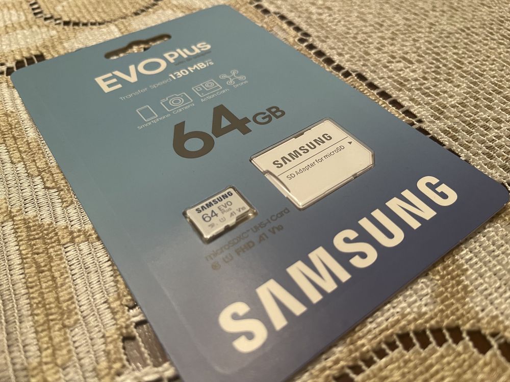 Karta pamięci Samsung EVO Plus 64GB z adapterem