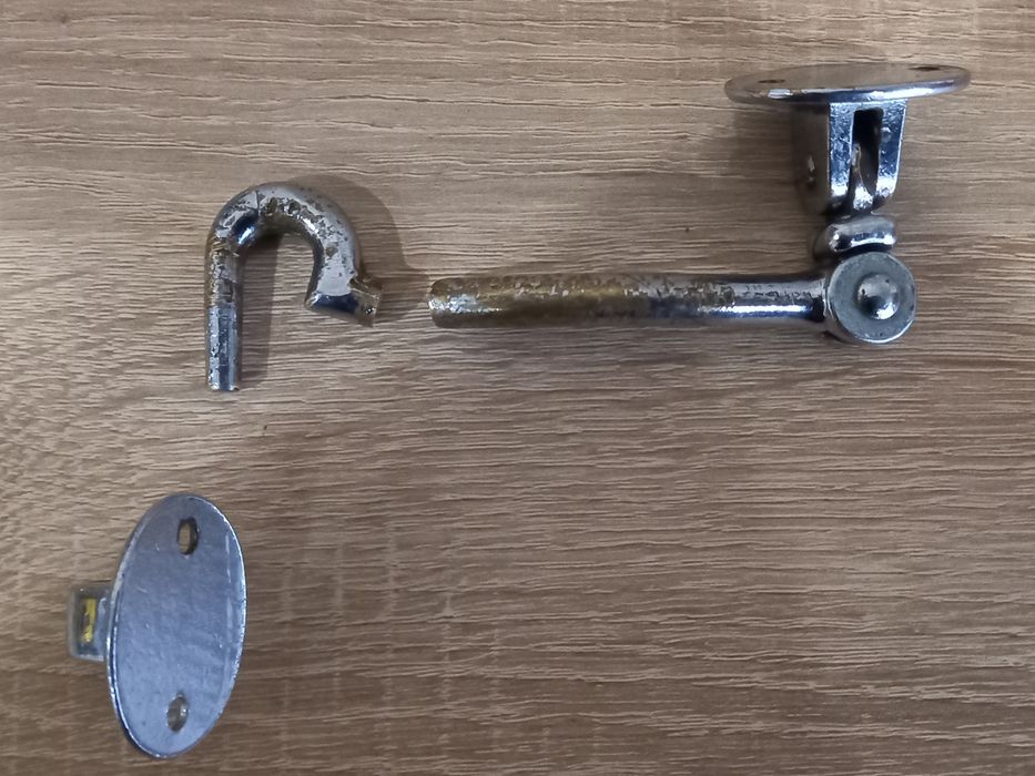 Крючок корабельный - шарнирный -поворотный Бронза ВМФ Раритет Винтаж