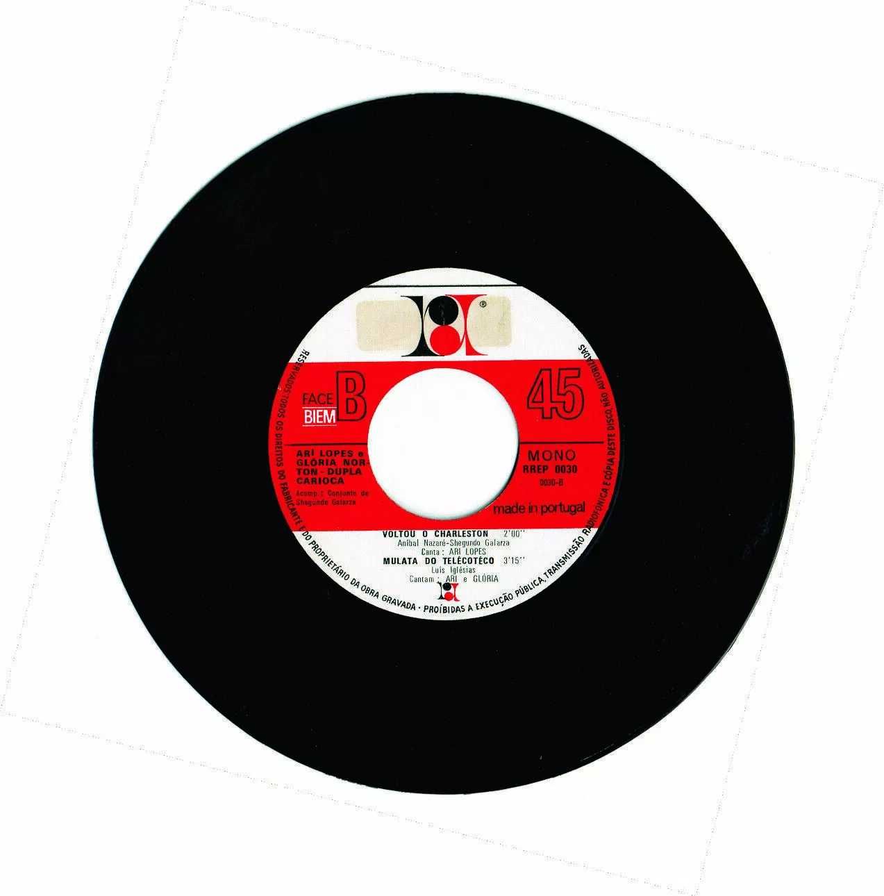 Ari Lopes & Gloria Norton - made in PORTUGAL 1972 - EP 45 Rpm 7"