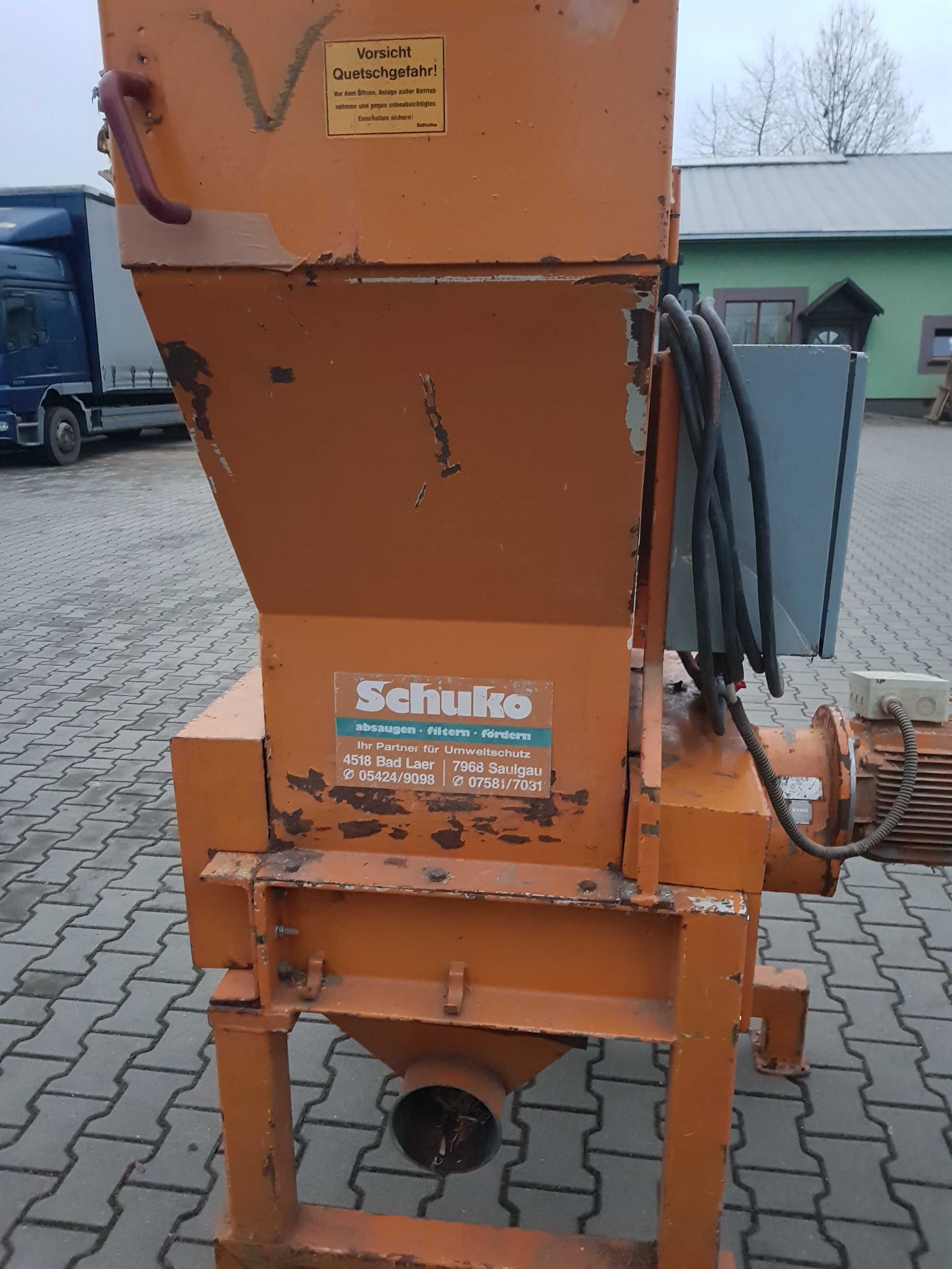 Rębak SCHUKO do odpadów drewnianych