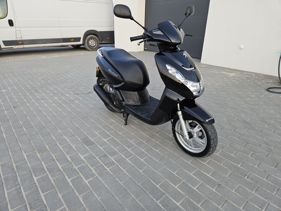 Motorower Peugeot Kisbee 2T, 2019 rok Stan Bdb, Transport, FILM 4k,