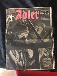 Revista propgndq Nazi DER ADLER número 1 - edição ibérica