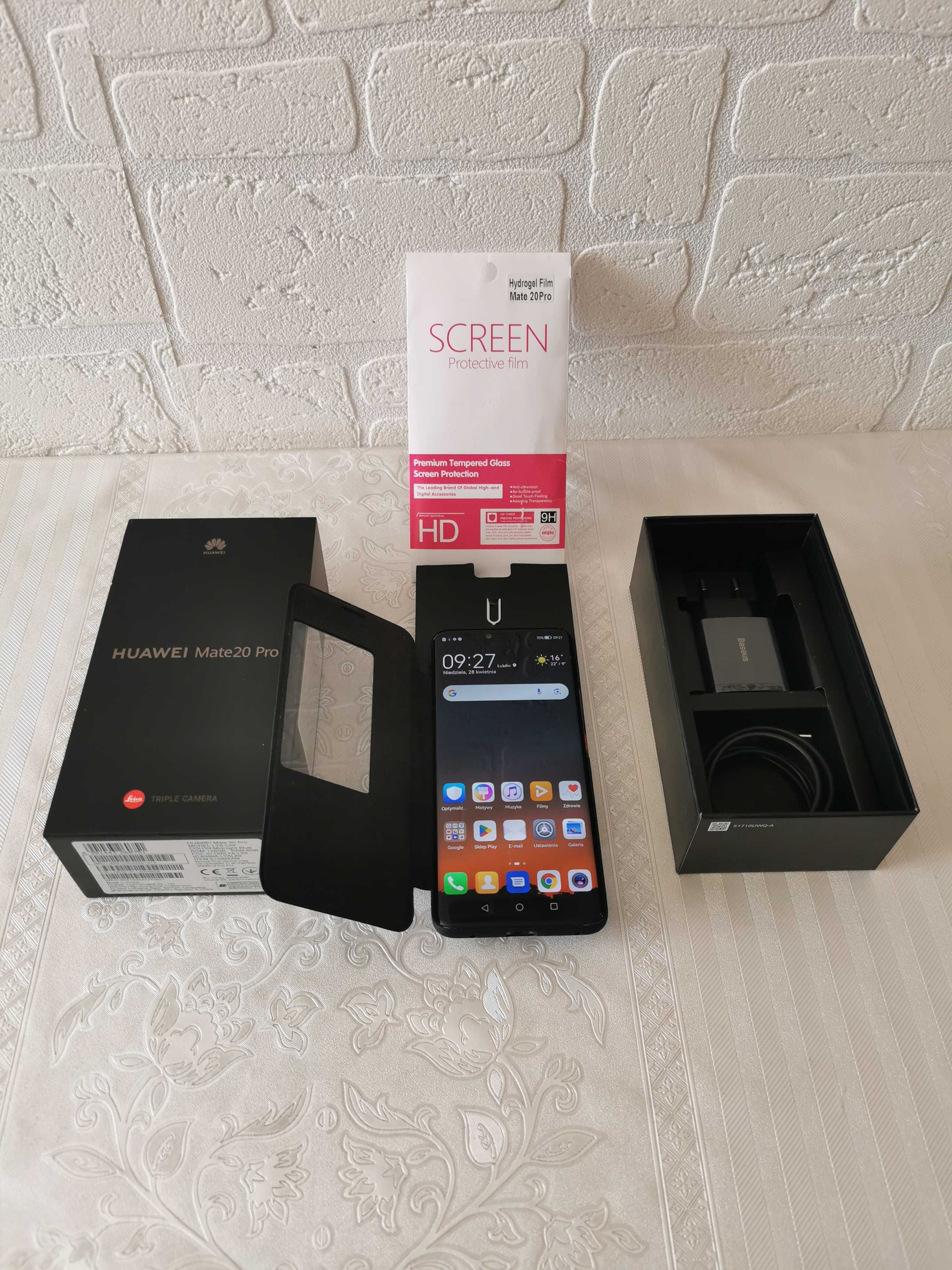 Huawei Mate 20 Pro-stan idealny -6GB/128GB