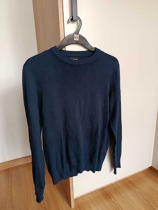 Sweter męski Sinsay rozmiar S granatowy