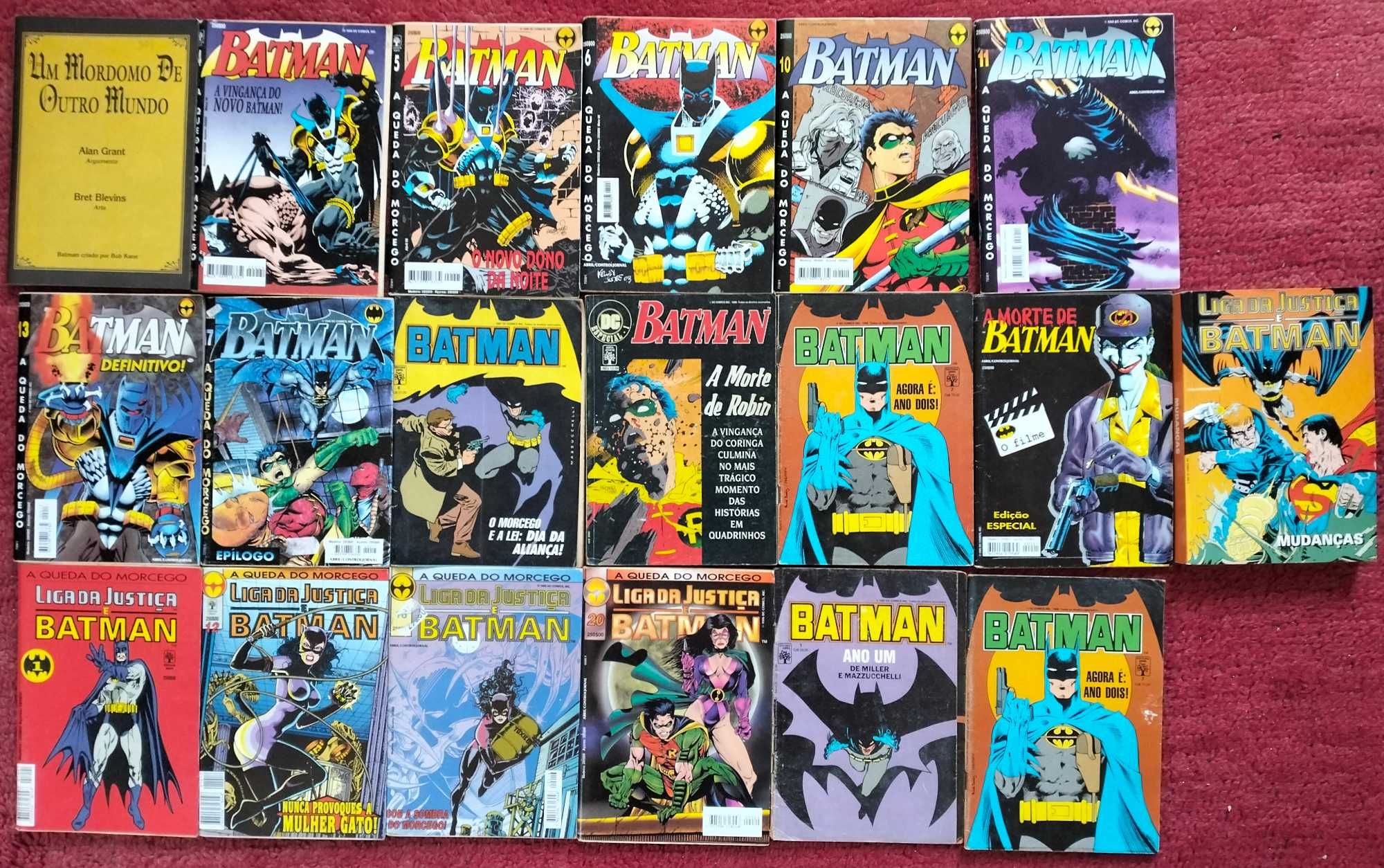 Batman, BD 27 livros + 18 Revistas da EBAL e APR