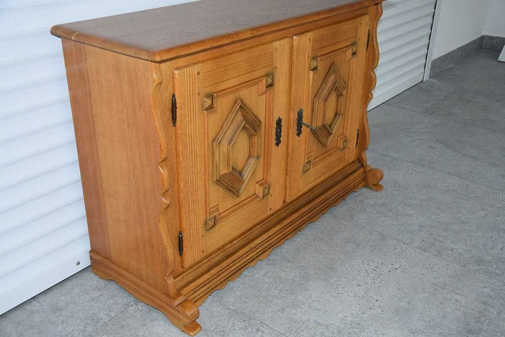 komoda dębowa - jak nowa