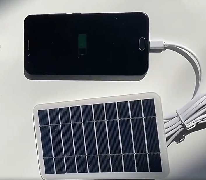 Painel Solar Portátil Usb 2w 5v-novo na caixa
