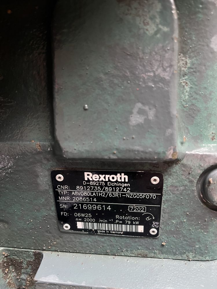 Гідронасос Rexroth A8VO80LA екскаватор New Holland