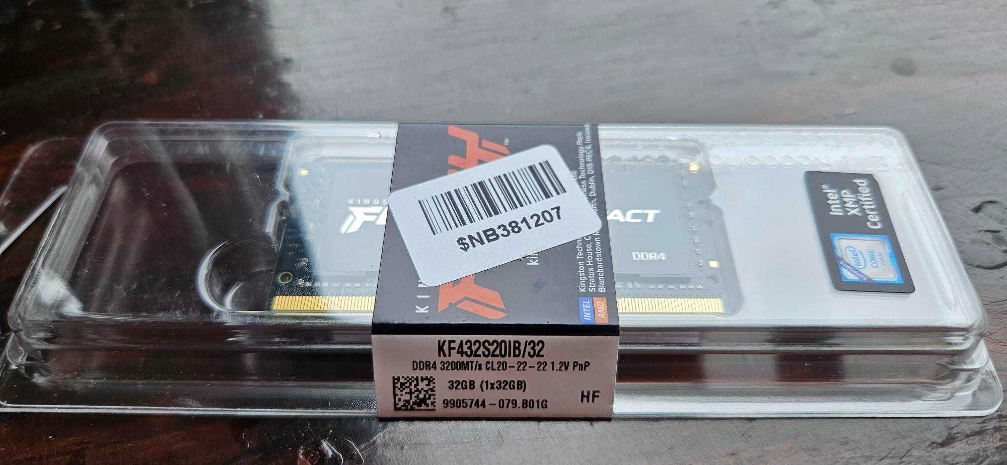 Kingston Fury SODIMM DDR4-3200 32768 MB PC4-25600 (KF432S20IB/32)