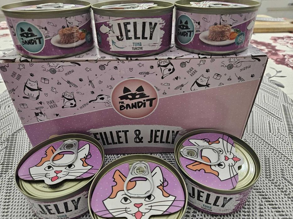 Mr. Bandit Jelly tuna Vet Expert zestaw 10 puszek po 80g PROMOCJA