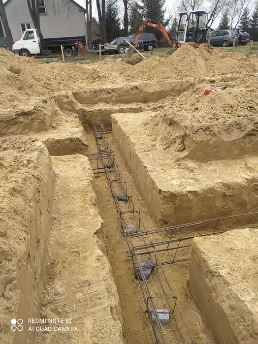 Usługi glebogryzarką separacyjną, glebogryzarka, minikoparka, koparka
