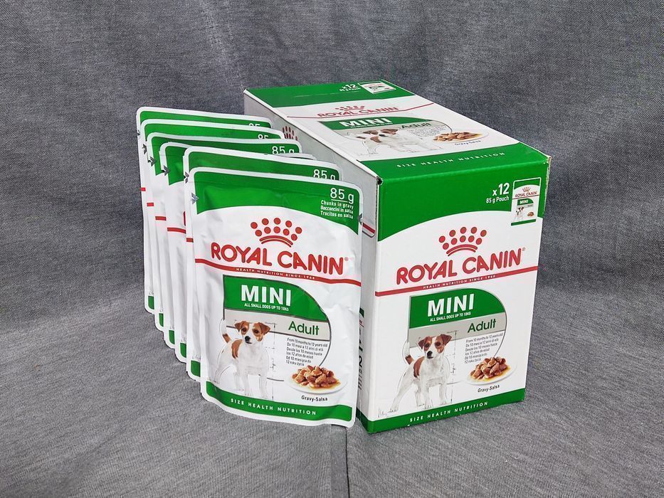 85g*12 Royal Canin Mini Adult wet вологий паучі блок