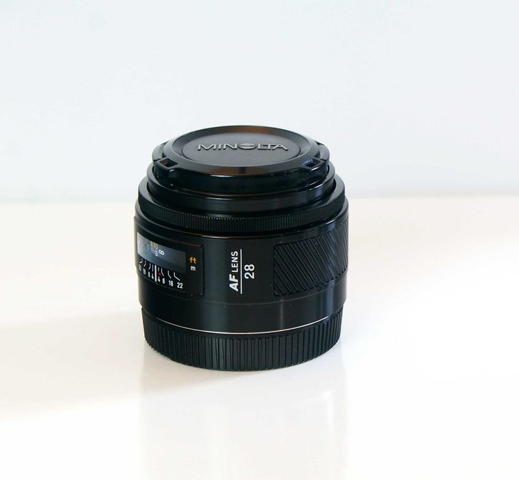 Wyjątkowa Minolta 28mm f/2.8 Sony-A Fenomenalny Stan