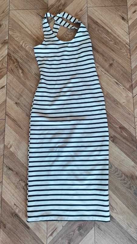 Sukienka w paski, MIDI Zara r. S