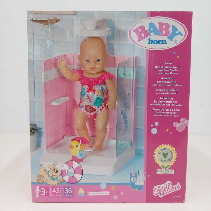 Baby Born Interaktywny prysznic dla lalki  uszkodzony A