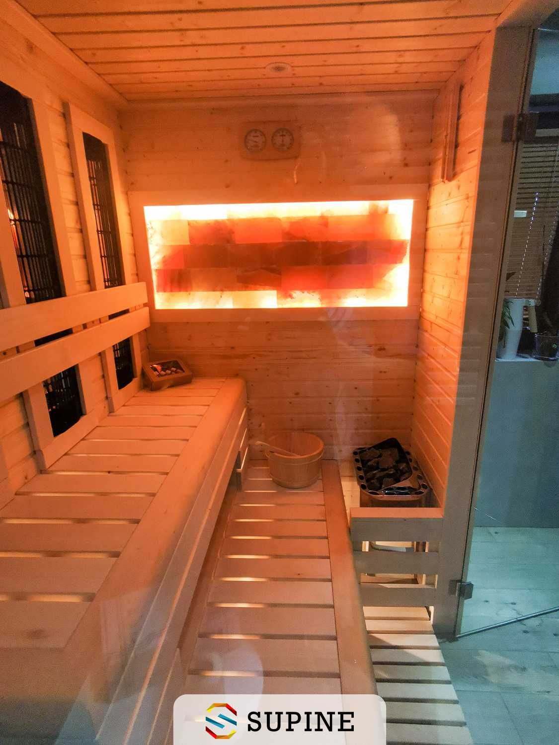 Sauna domowa wewnętrzna projekt na wymiar