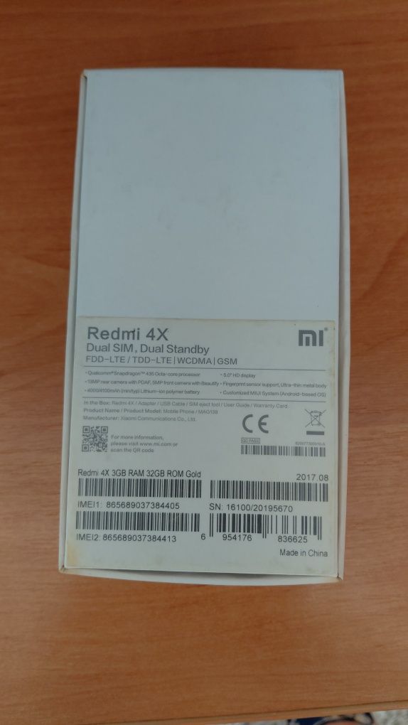 Продаю телефон      Redmi 4X