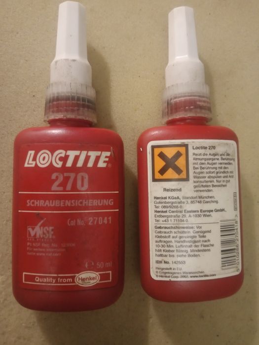 Фиксатор резьбы Loktite270 e50ml