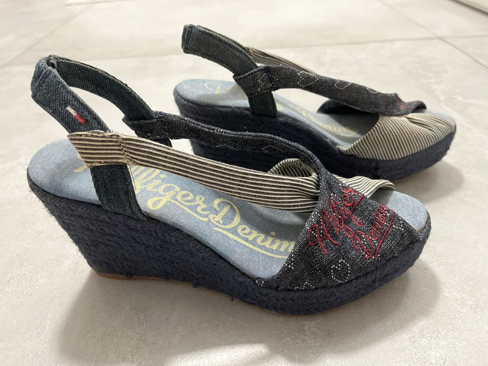 Espadryle na koturnie Tommy Hilfiger, 38