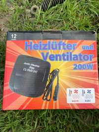 Heizlufter und ventilator 200w