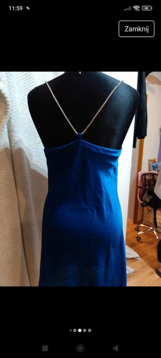 Sukienka s niebieska