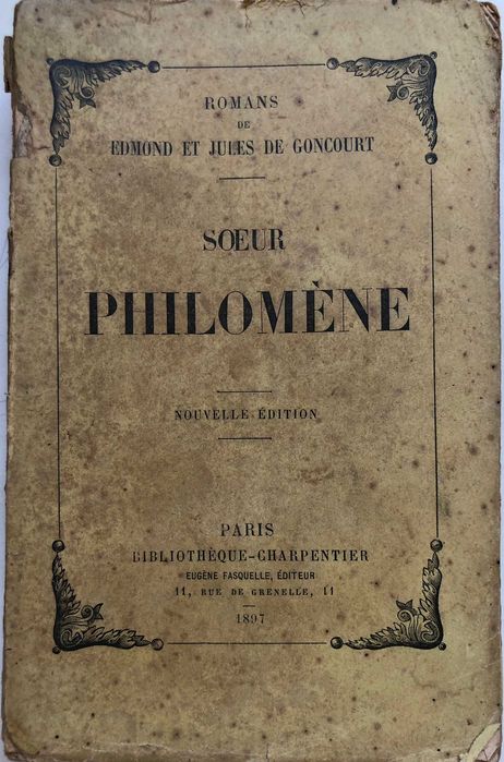 Soeur Philomène - Edmond et Jules de Goncourt