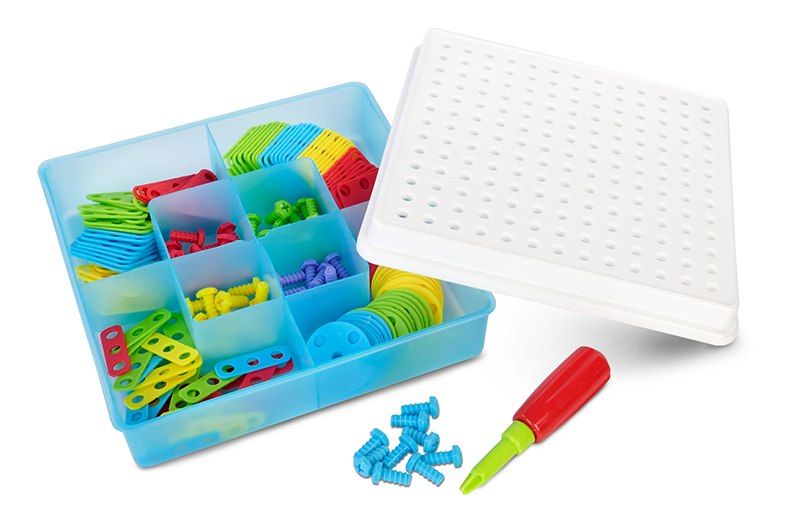 Układanka konstrukcyjna do wkręcania mozaika edu