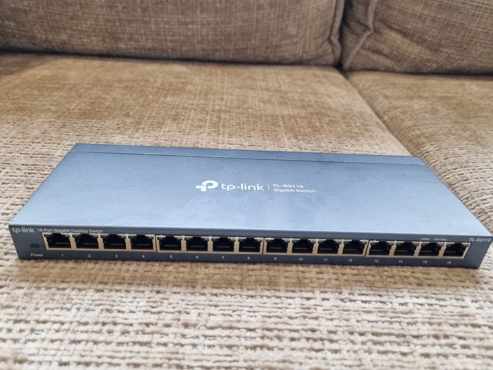 Tp-link 16-Port Gigabit Desktop Switch Model:TL-SG116