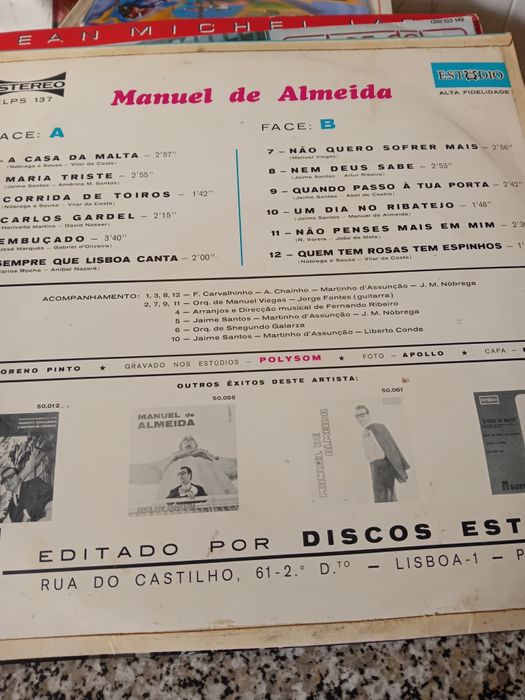 Discos de vinil usados