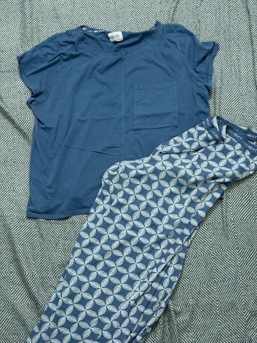 Niebieska  piżama damska 4xl