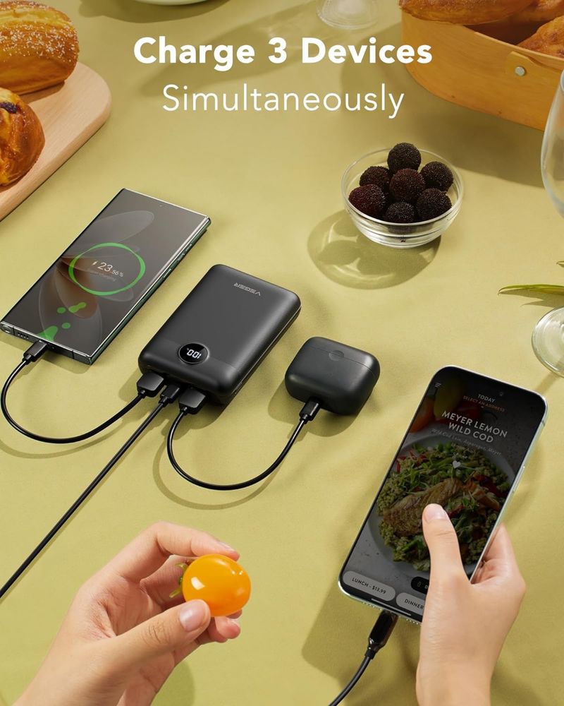 bateria szybkiego ładowania VEGER, Power Bank 20000 mAh