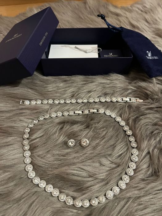Conjunto Swarovski Prata