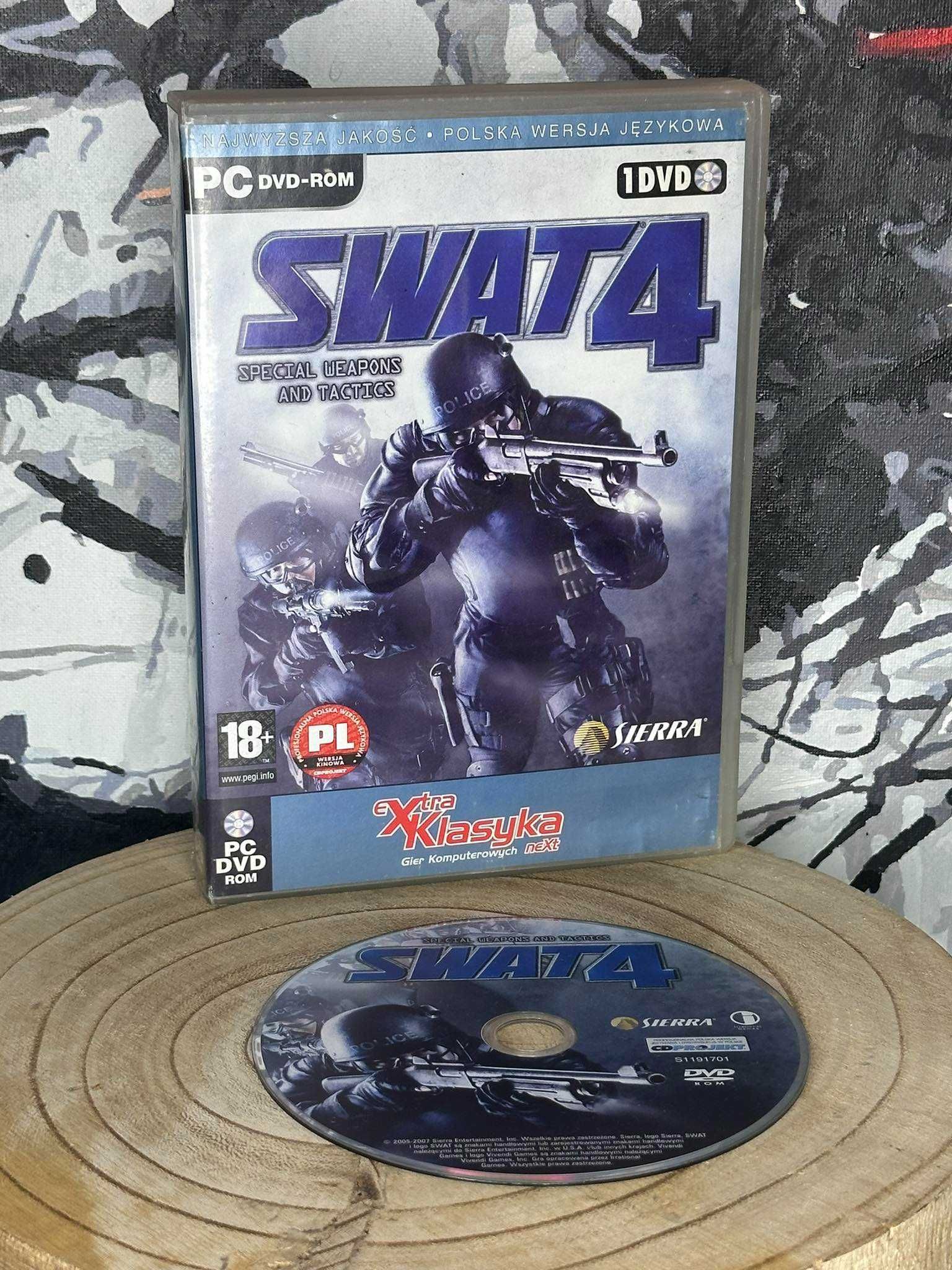 SWAT 4 - stan bardzo dobry - polska wersja - PC