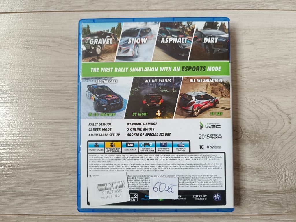Gra PS4 - WRC 5 wrc5
