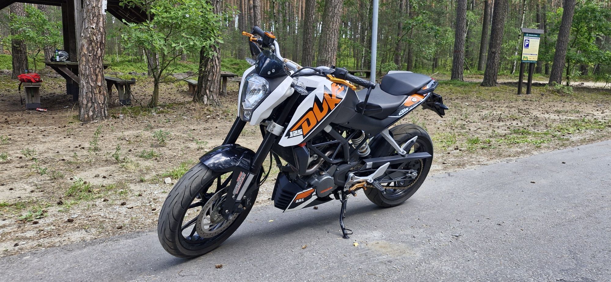 KTM Duke 125 z Niemiec na kat. B