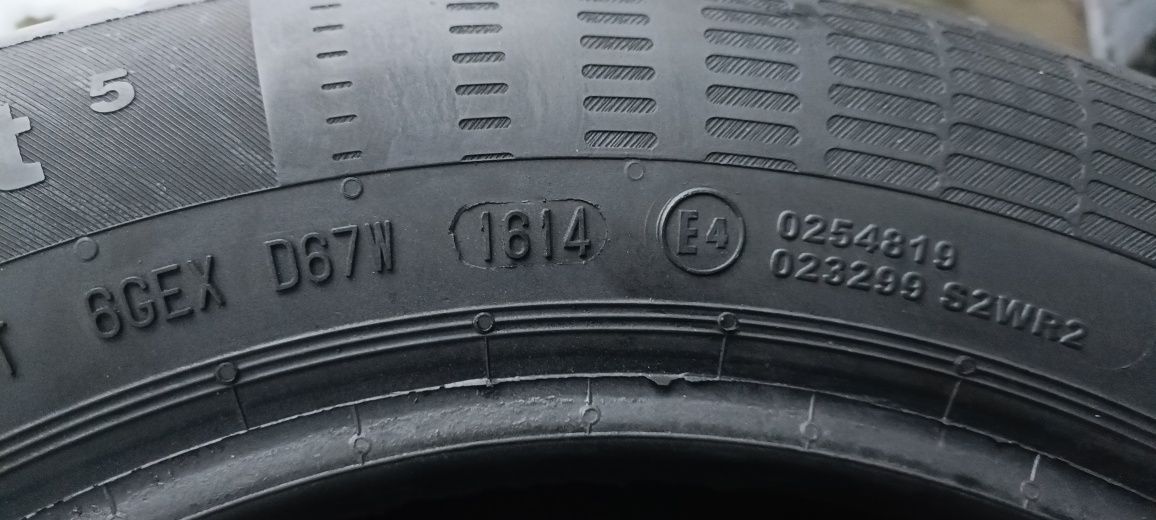 2x opony (nr. 1034) 175/65R14 Continental ContiEcoContact 5