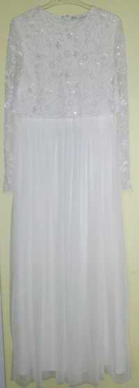 Suknia ślubna cywilny kościelny ASOS rozmiar 42
