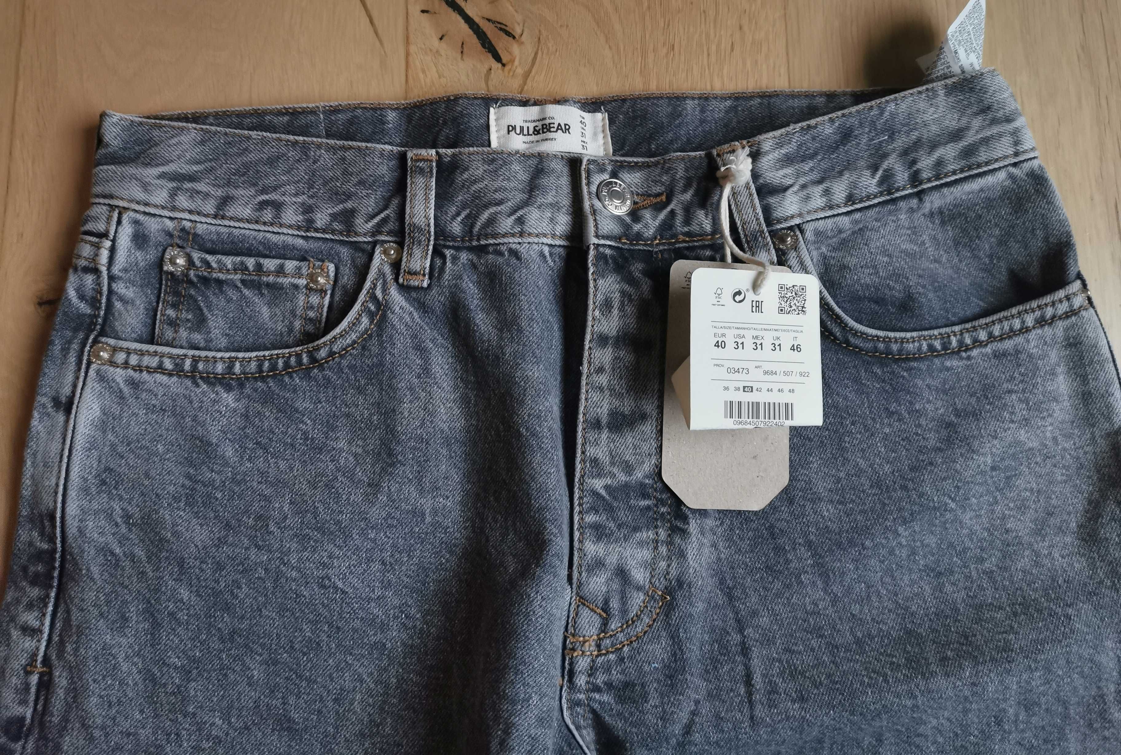 Spodnie męskie Pull&Bear rozmiar 40